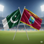 Pakistan vs West Indies flag
